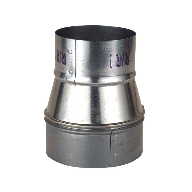 5" to 4" Metal Reducer - Dust Collection Fitting
